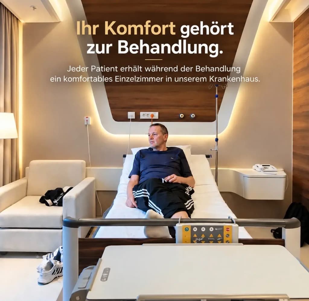 Ihr Komfort gehört zur Behandlung – Privates Einzelzimmer im Medicana Ataköy Krankenhaus (IMG_2245)